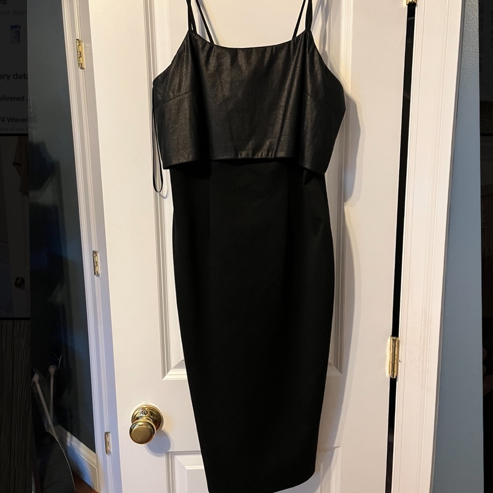 NWT! Chic, black, straps dress by BCBGeneration